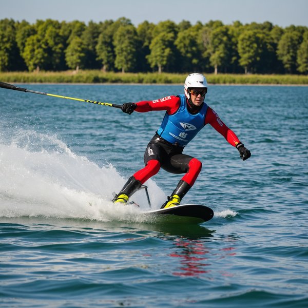 Comment s'entraîner pour le ski nautique en compétition ?
